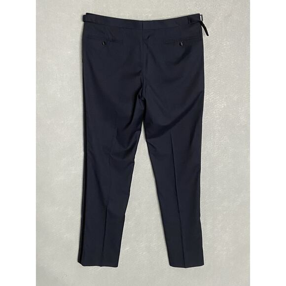 Alton Lane Men's 36x33 Tailored Fit Tuxedo Pants Solid Dark Blue NEW - Picture 6 of 10